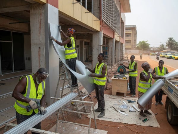 Commercial Retail Storefronts — Airport City — Aluminium Installers Ghana
