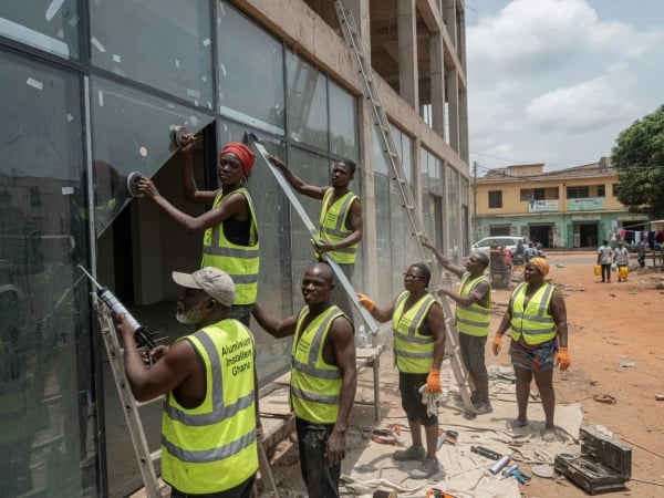 Five-Star Hospitality Aluminium Architecture — Aluminium Installers Ghana
