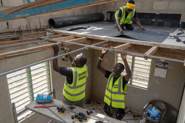 Ceiling & Floor Impact Soundproofing — Soundproof Ghana