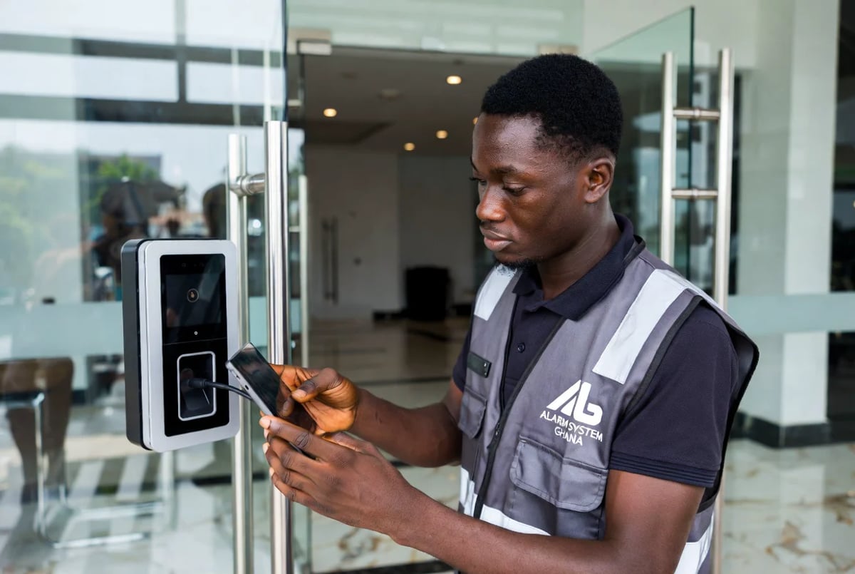 Access Control (Biometric & RFID) — Alarm System Ghana