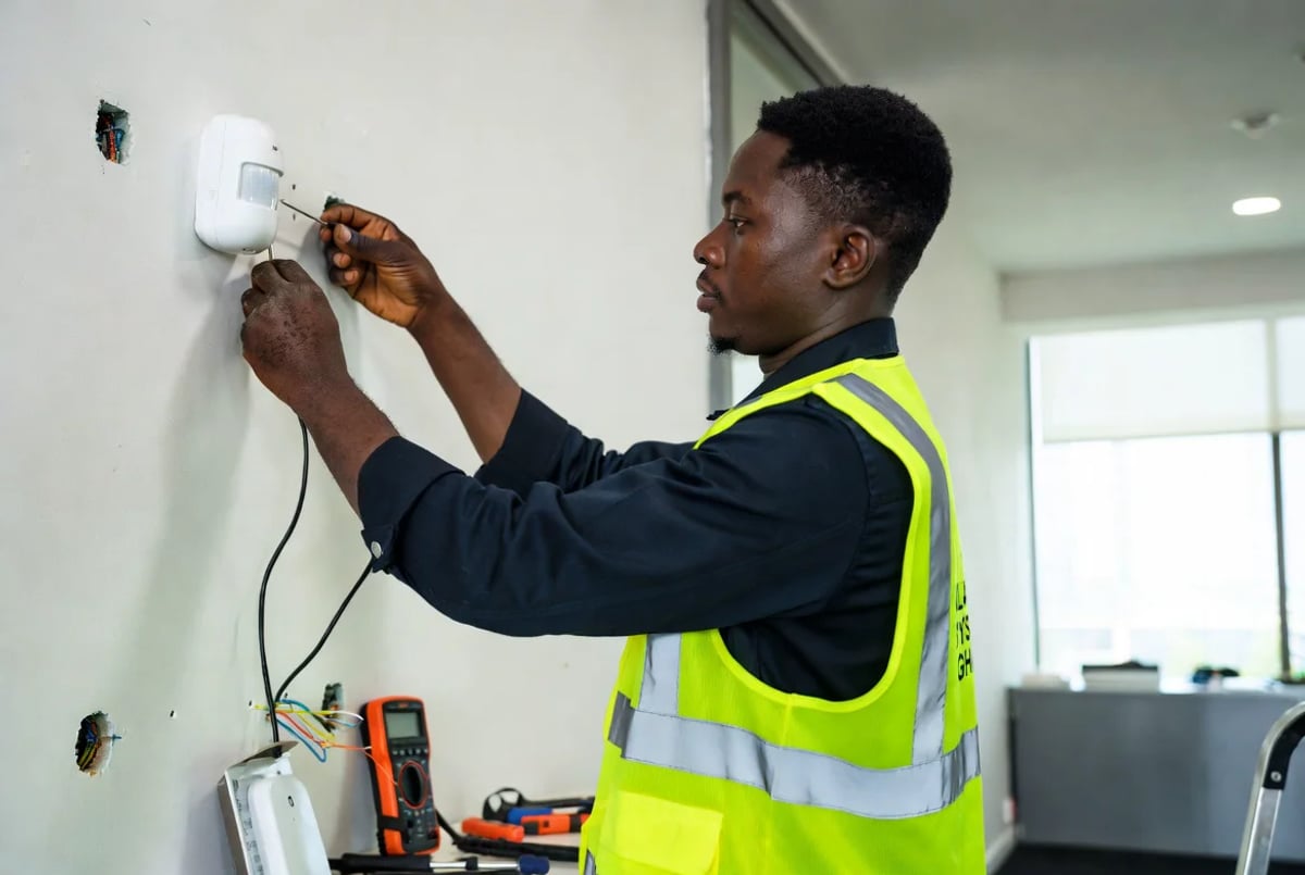 Integrated Intruder, CCTV & Access Control — Alarm System Ghana