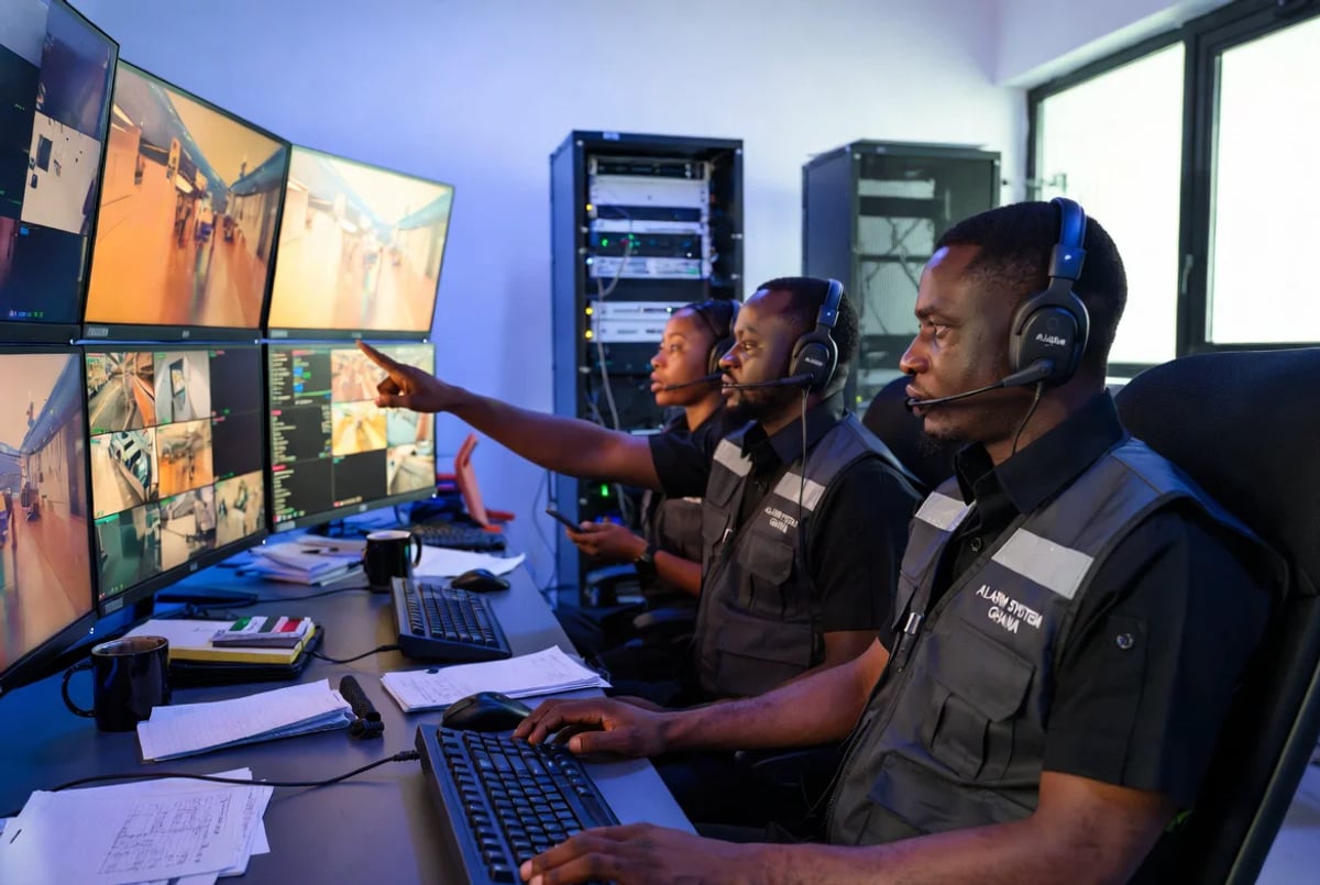 24/7 Monitored Response — Alarm System Ghana