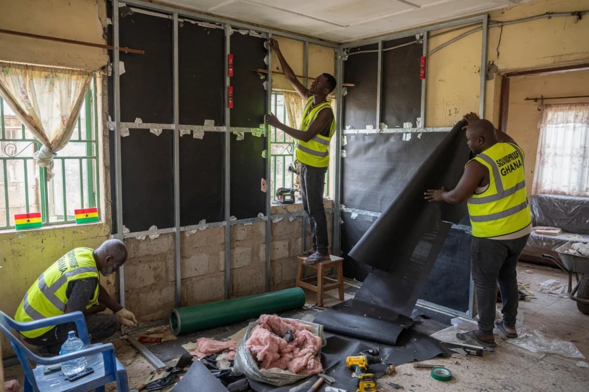 Neighbour Noise Blocking — Soundproof Ghana