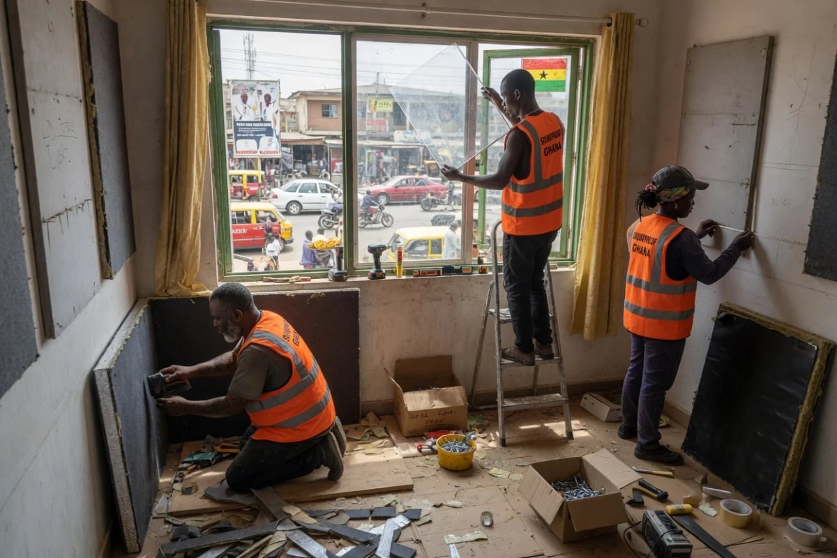 Road & Traffic Noise Reduction — Soundproof Ghana