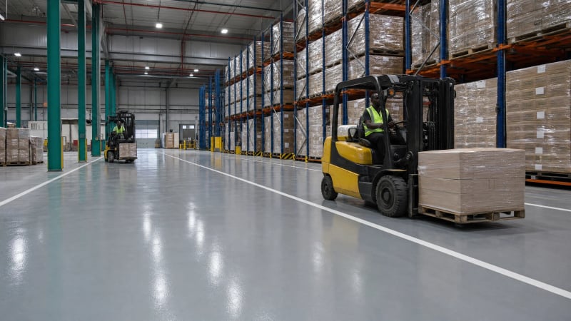 Logistics Warehouse — Free Zones Tema — Tema, Ghana — Epoxy Flooring Ghana