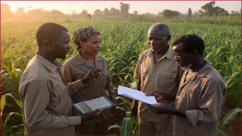 Contract-farming programme with a farmer cooperative network — Eastern Region, Ghana — Kronix Agri