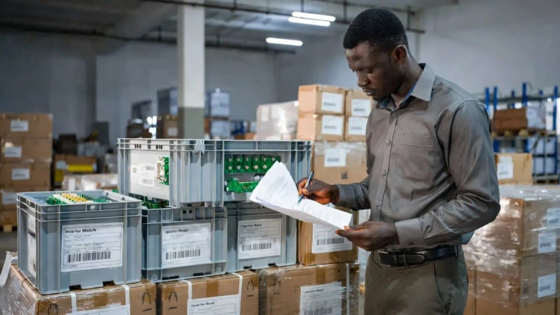 Component procurement for an energy infrastructure programme — Greater Accra, Ghana — Kronix Silicon