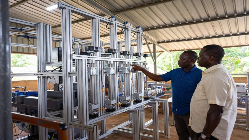 Custom automation solution for an agro-processing facility — Greater Accra, Ghana — RoboFactory Africa