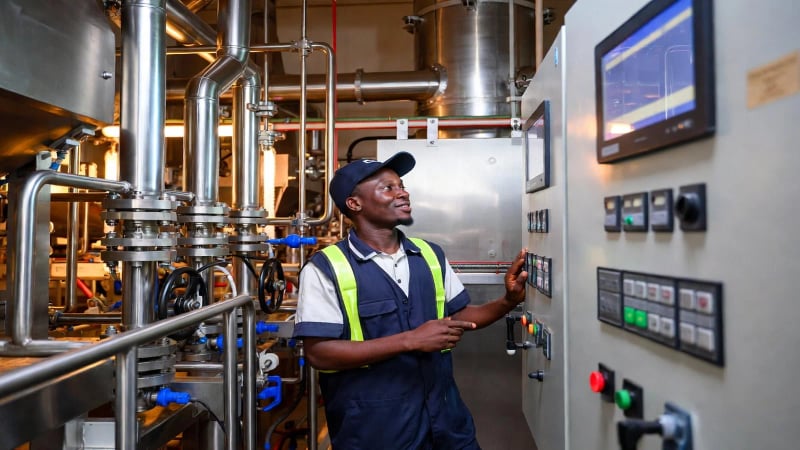 Process automation for a food processing line — Greater Accra, Ghana — RoboFactory Africa