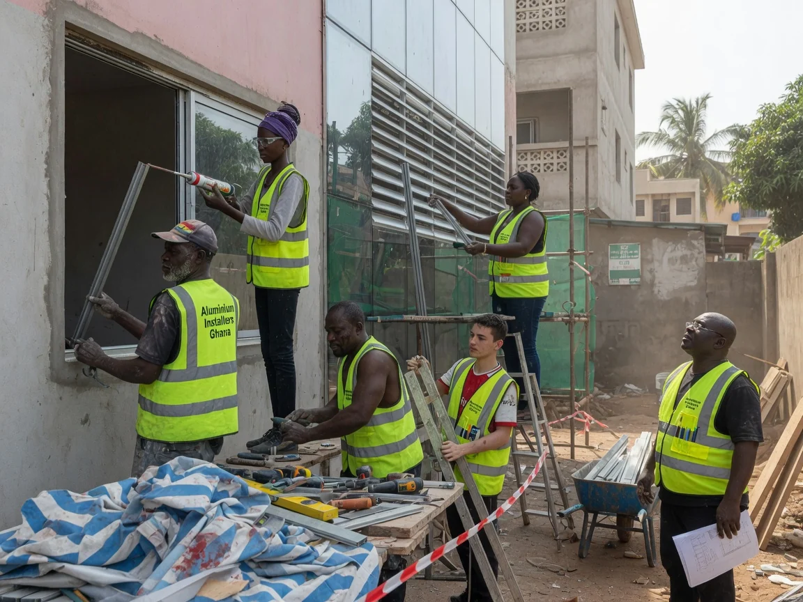 10-year warranty aluminium installation in Ghana — decade warranty aluminium installation handover documentation cantonments aluminiuminstallersghana, Accra Ghana