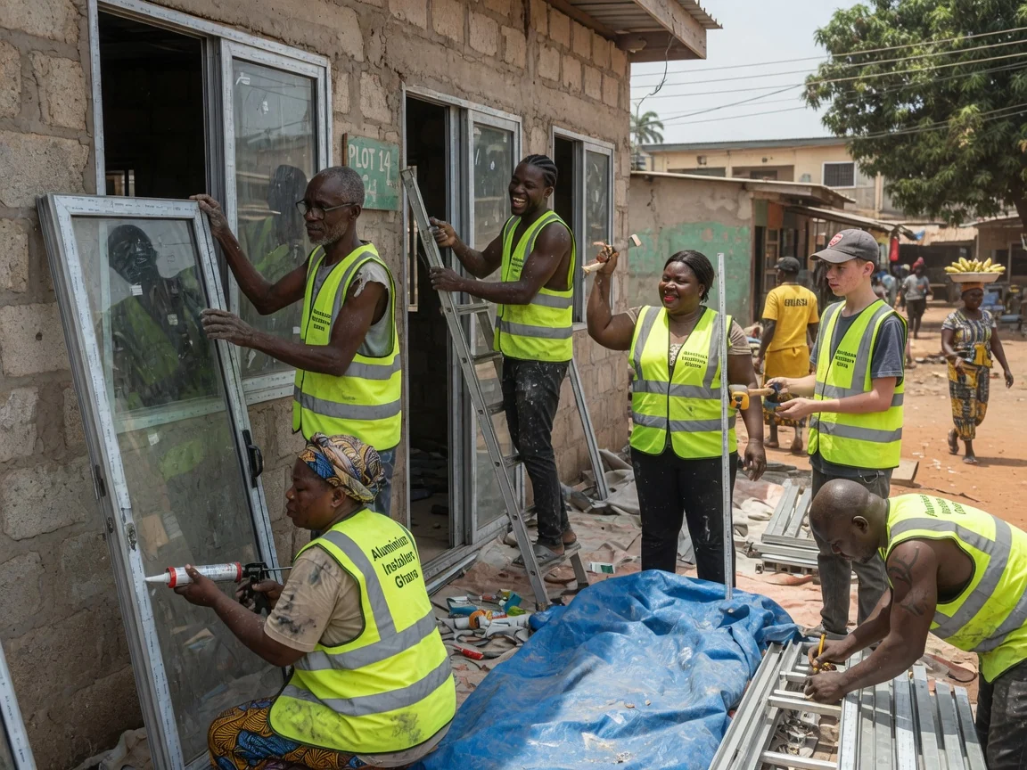 Aluminium windows and doors cost guide — Ghana — service aluminium windows cost ghana casement sliding accra aluminiuminstallersghana, Accra Ghana