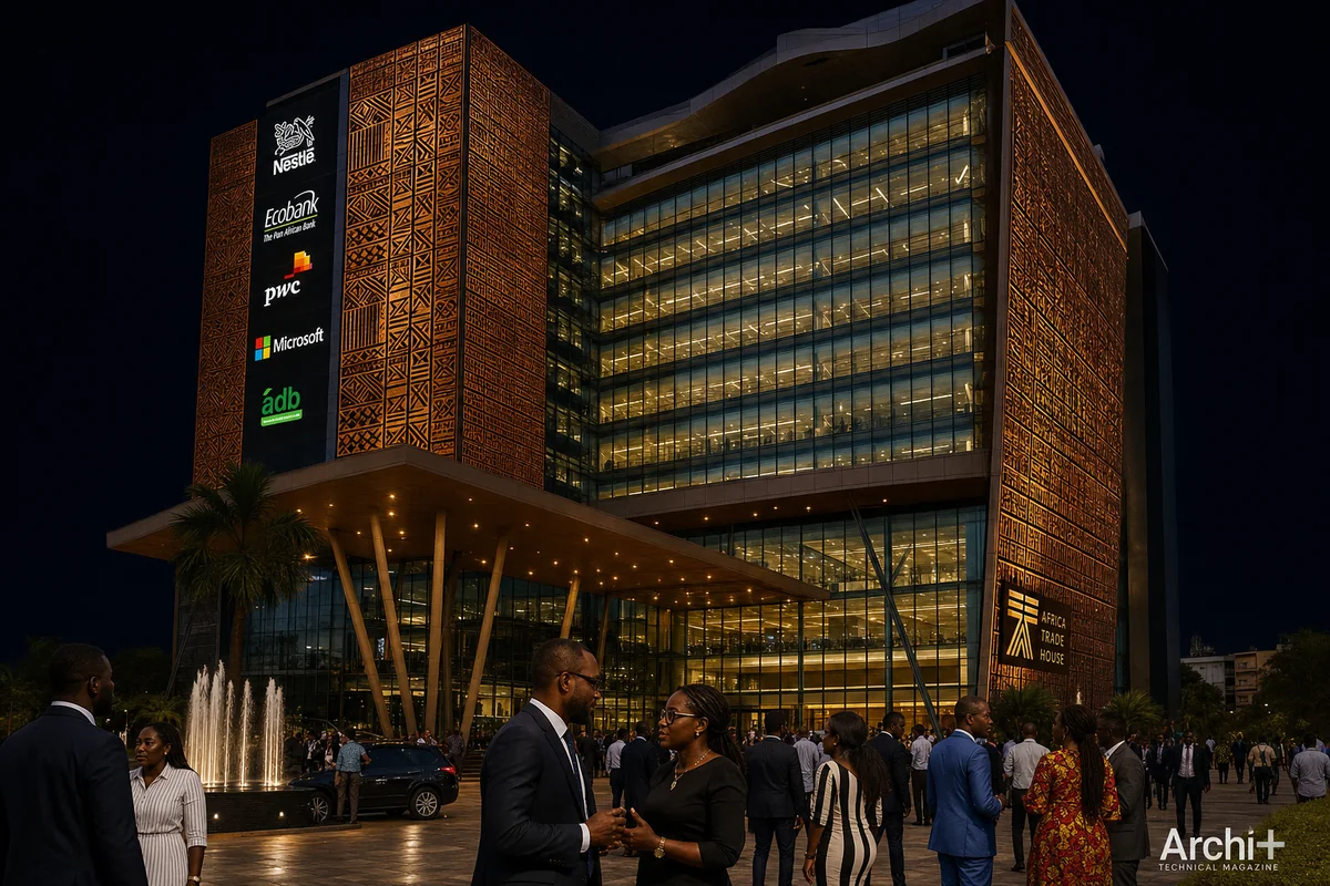 Architects Afrique designing a multinational corporate headquarters in Accra