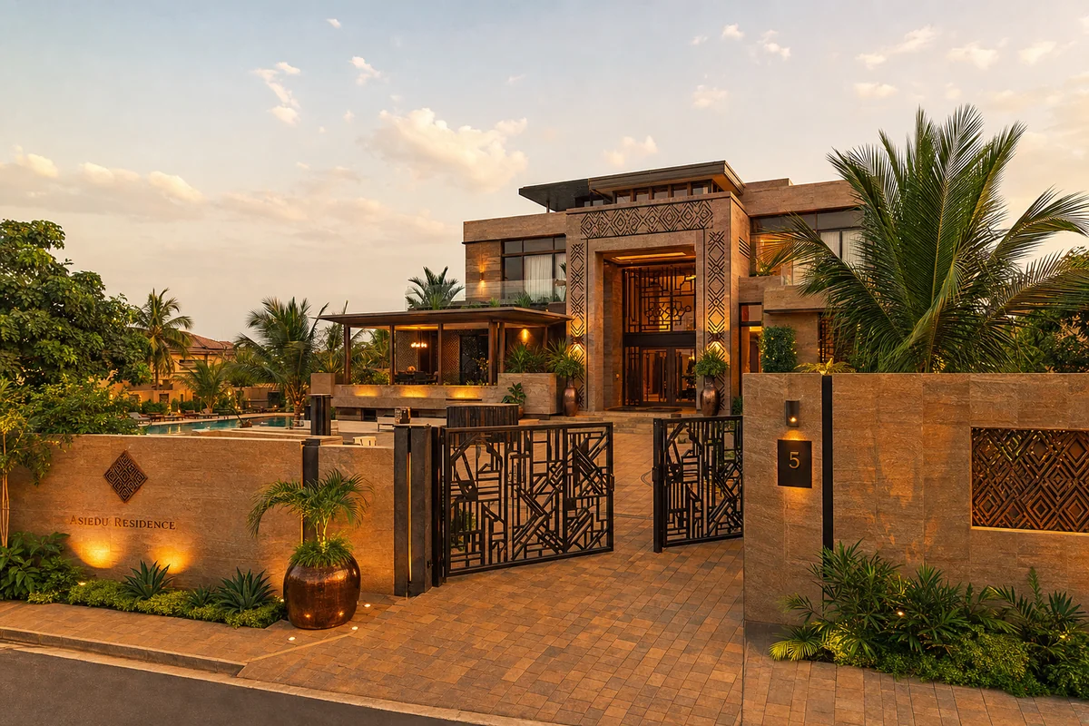 Signature residential architecture in East Legon, Accra by Architects Afrique