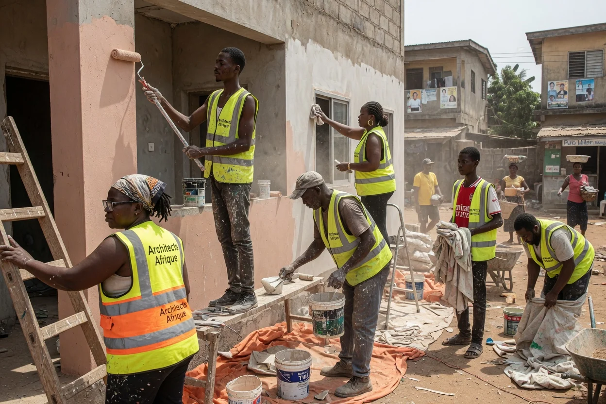 Architects Afrique design-build integration in Accra — integrated construction documentation buildability review architectsafrique, Accra Ghana