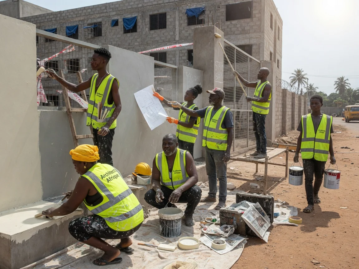 Architects designing a state-grade secure building in Accra — presidential secure residence concept design cantonments accra architectsafrique, Accra Ghana