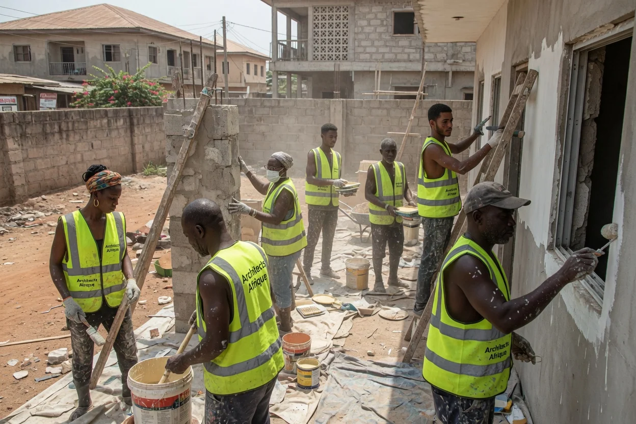Architects Afrique design-build integration in Accra — single accountability handover completed building cantonments accra architectsafrique, Accra Ghana