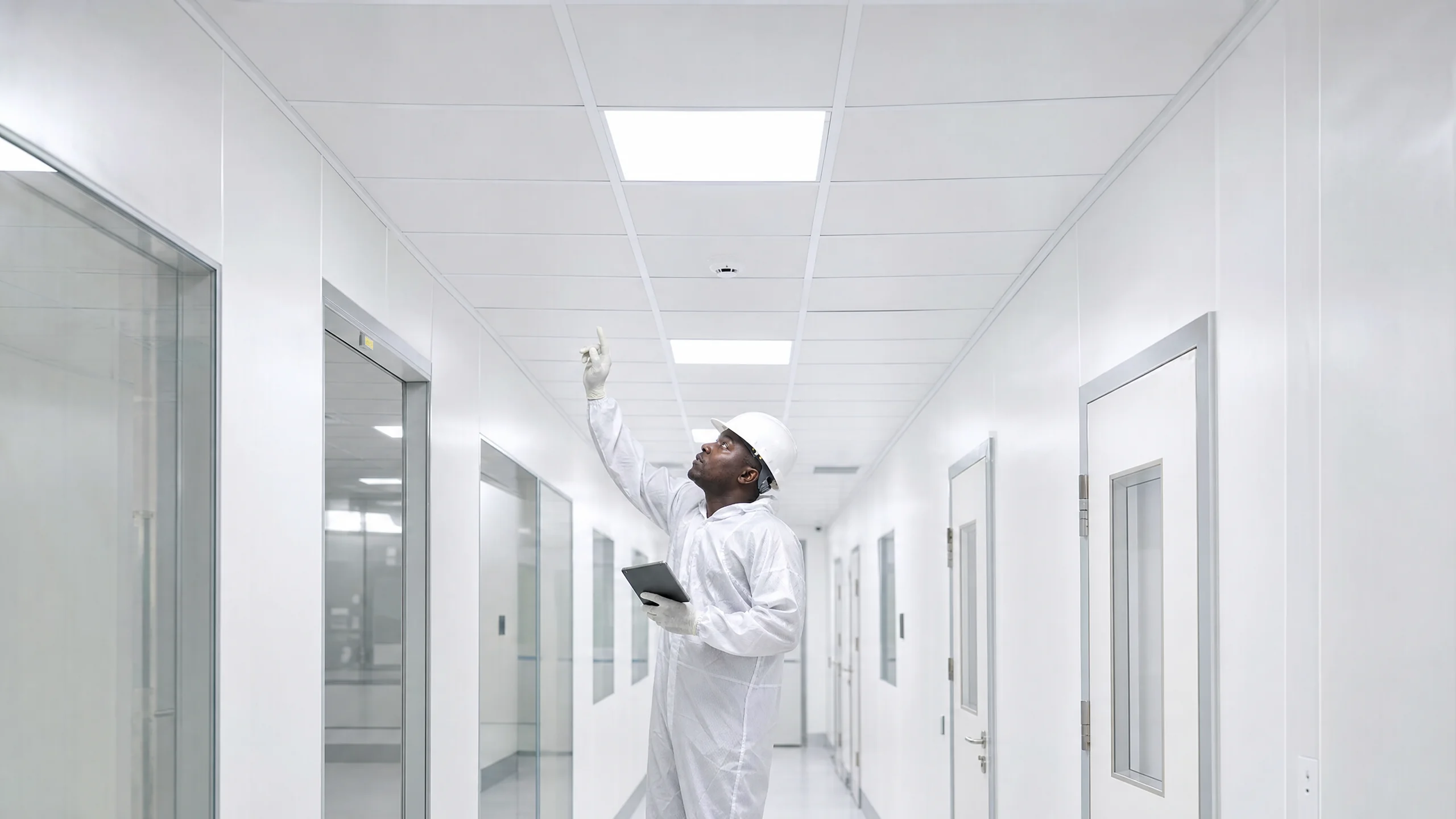 Fire-rated suspended ceiling installation in Accra — service fire rated suspended ceiling hospital cleanroom accra ceilinggh, Accra Ghana