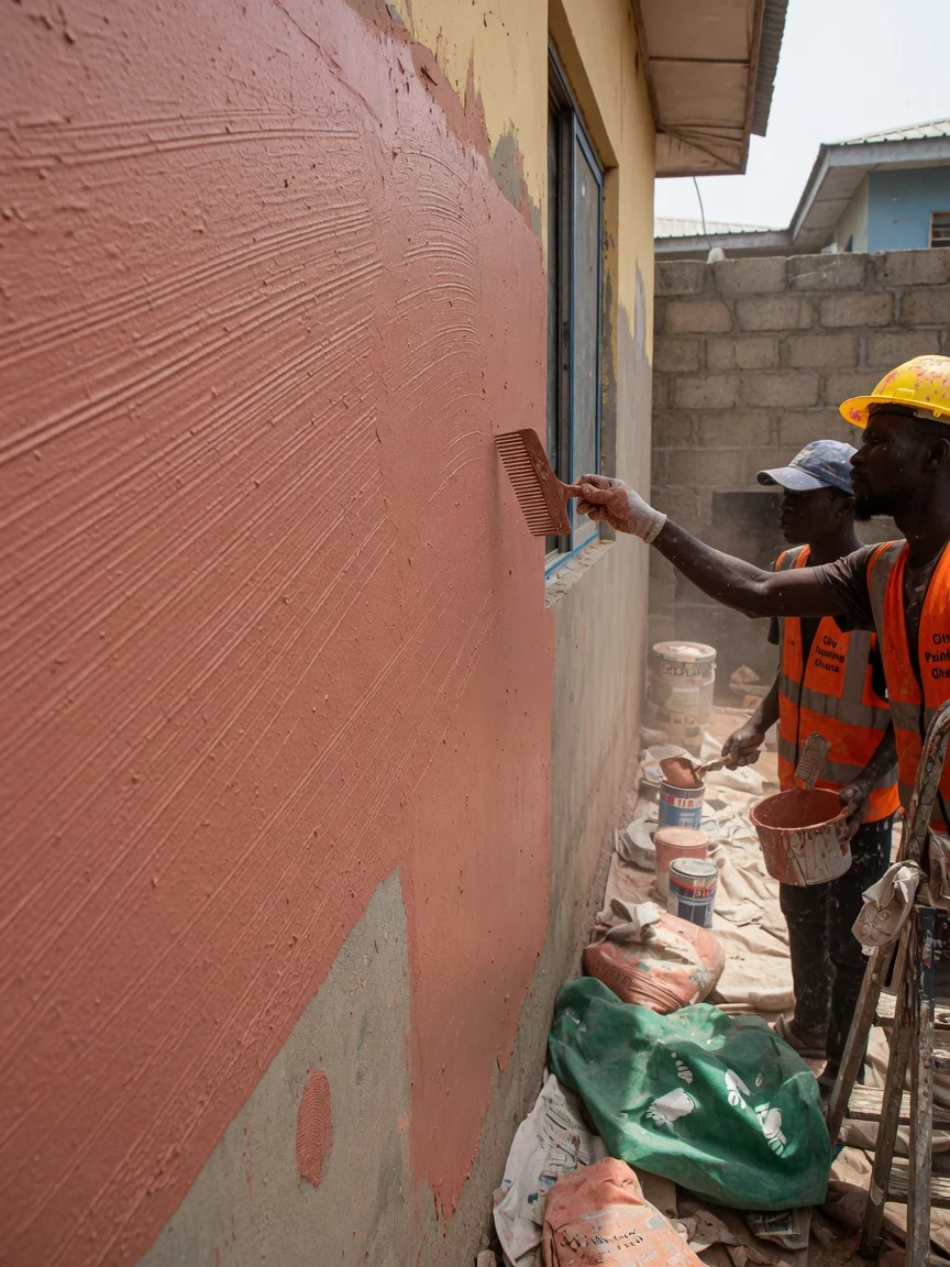 Graffiato in East Legon — graffiato texture closeup citypaintingghana