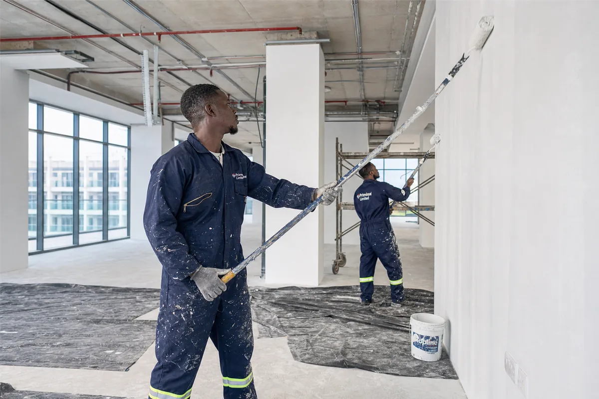 Interior office finishes in Accra — service commercial interior painting corporate office airport city accra, Accra Ghana