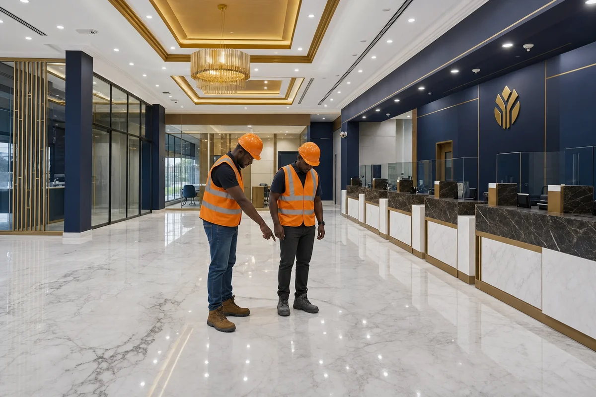 Banking and financial institution construction in Accra — Contractors Ghana