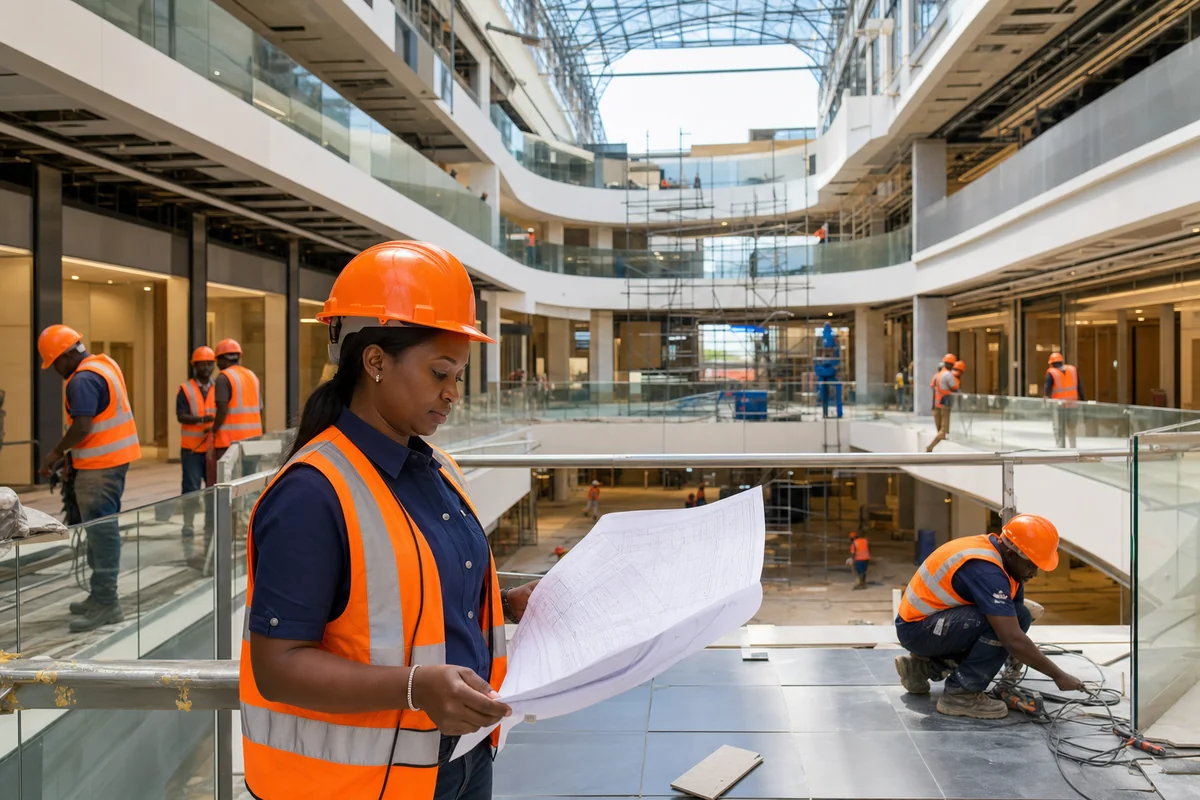Retail and commercial developments construction in Accra by Contractors Ghana