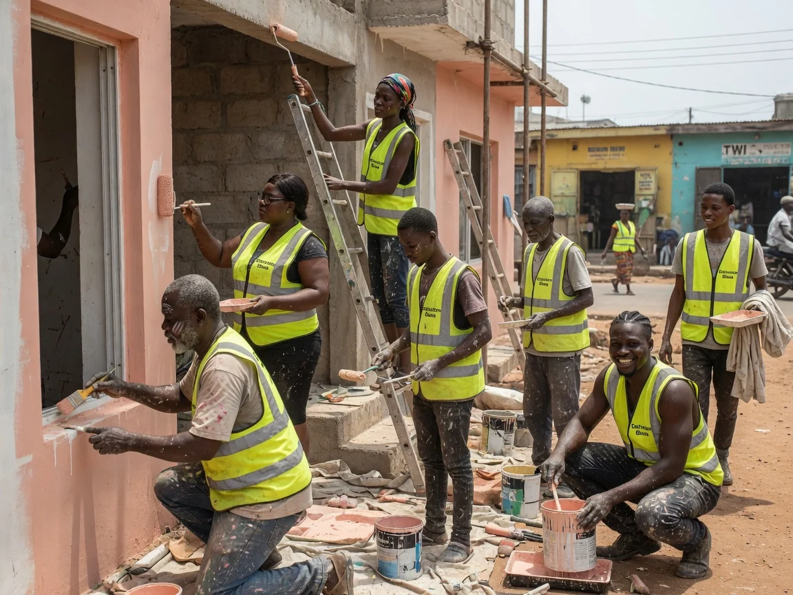 A Design & Build team taking a project from concept to completion in Accra — design and build architect engineer coordination concept stage accra contractorsghana, Accra Ghana