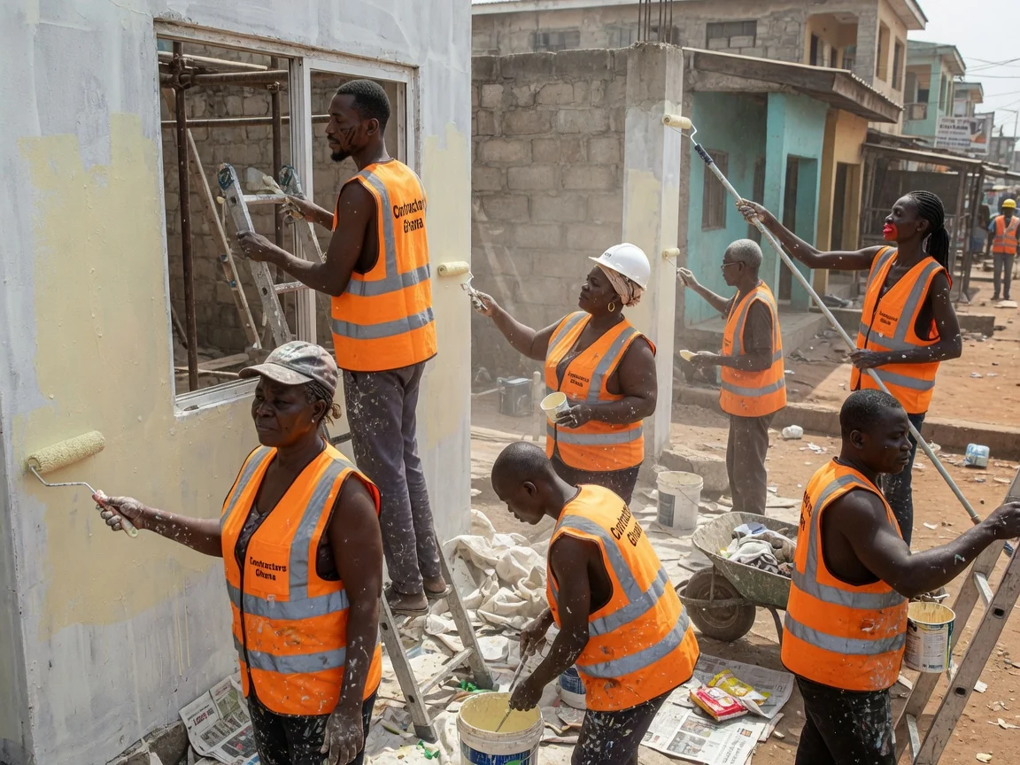 A Design & Build team taking a project from concept to completion in Accra — quantity surveyor bill of quantities boq cost certainty project office contractorsghana, Accra Ghana