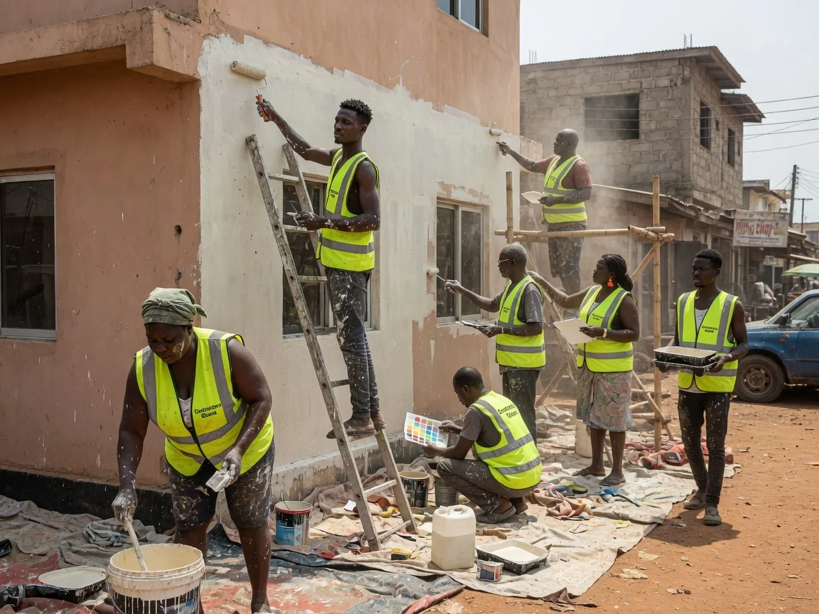 Quality assurance and warranty-backed execution in Accra — staged quality assurance inspection structure checklist accra contractorsghana, Accra Ghana