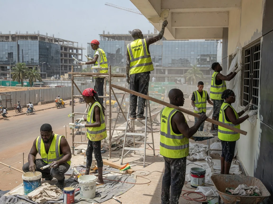 Contractors Ghana orchestrating multiple trades on one programme in Accra — trade interface coordination mep services airport city accra contractorsghana, Accra Ghana