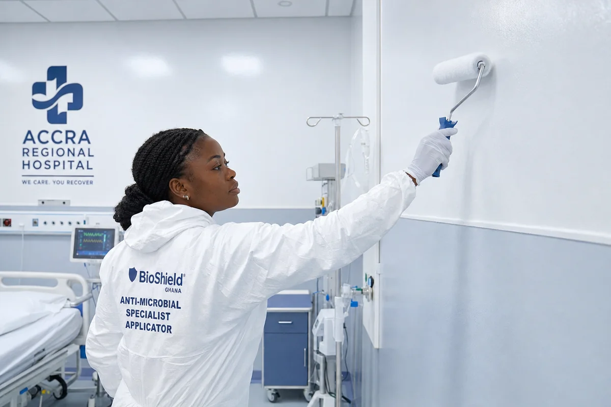 Anti-microbial coating in Accra healthcare — service anti microbial coatings healthcare accra coralexpainters, Accra Ghana