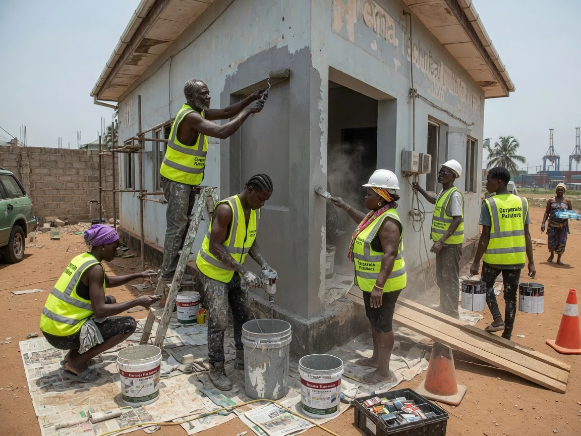 Decade-warranty coating systems for institutions in Accra — dft verification gauge warranted system tema corporatepainters, Accra Ghana