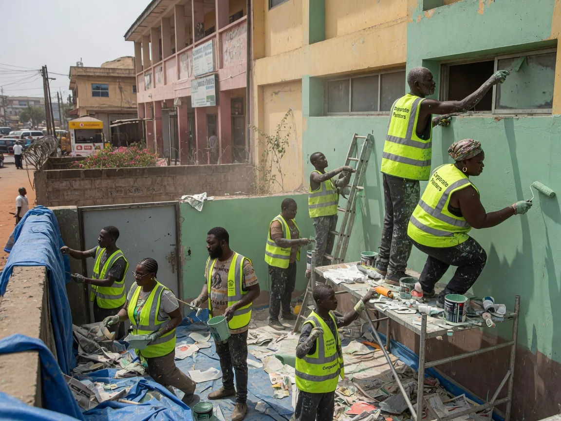 Multi-site corporate repaint programme across an Accra portfolio — multi site corporate repaint programme accra corporatepainters, Accra Ghana