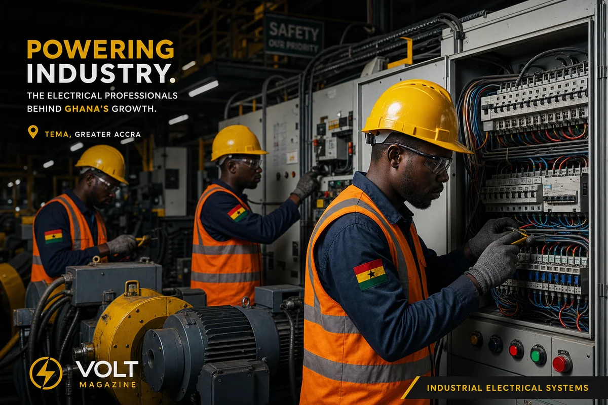 Industrial and manufacturing electrical installation in Tema by Electricals Ghana