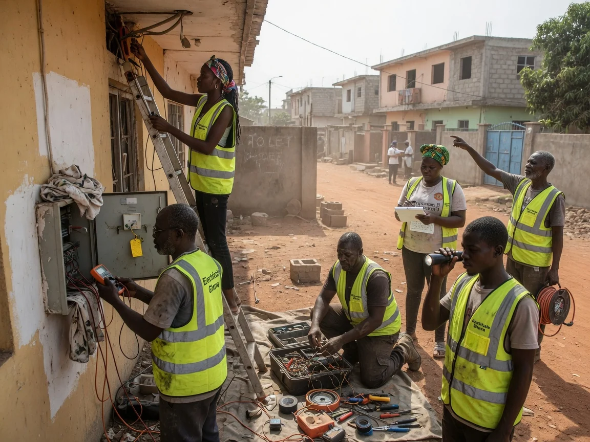 Electrical fault finding in Accra — electrical fault finding multimeter circuit testing consumer unit east legon electricalsghana, Accra Ghana