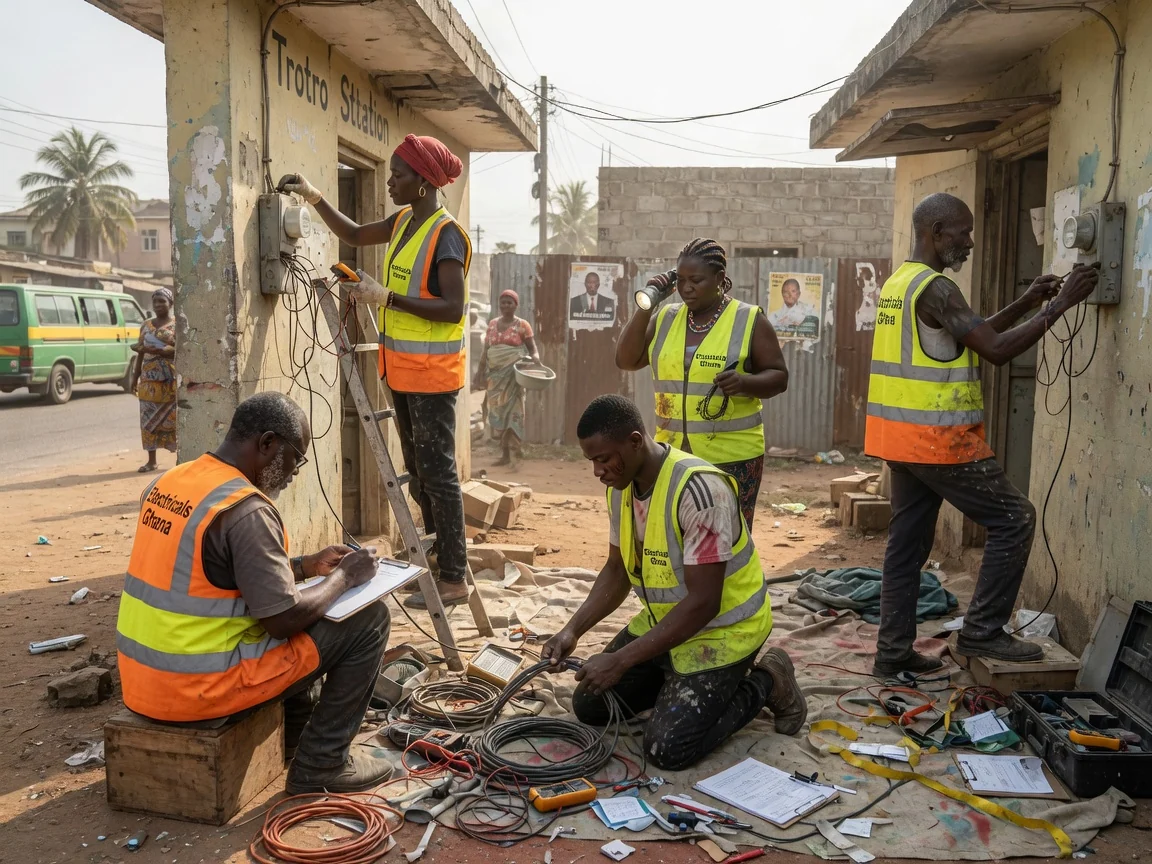 Electrical inspection and certification in Accra — electrical inspection insulation resistance testing consumer unit accra electricalsghana, Accra Ghana
