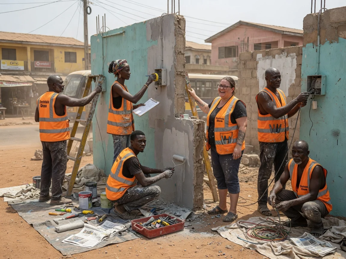 Electrical cost guide — Ghana — electrician on site survey honest quote consumer unit accra electricalsghana, Accra Ghana