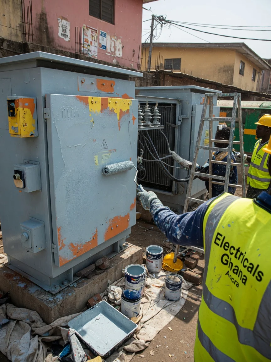 HV / MV distribution systems in Ghana — ring main unit mv switchgear termination detail accra electricalsghana, Accra Ghana