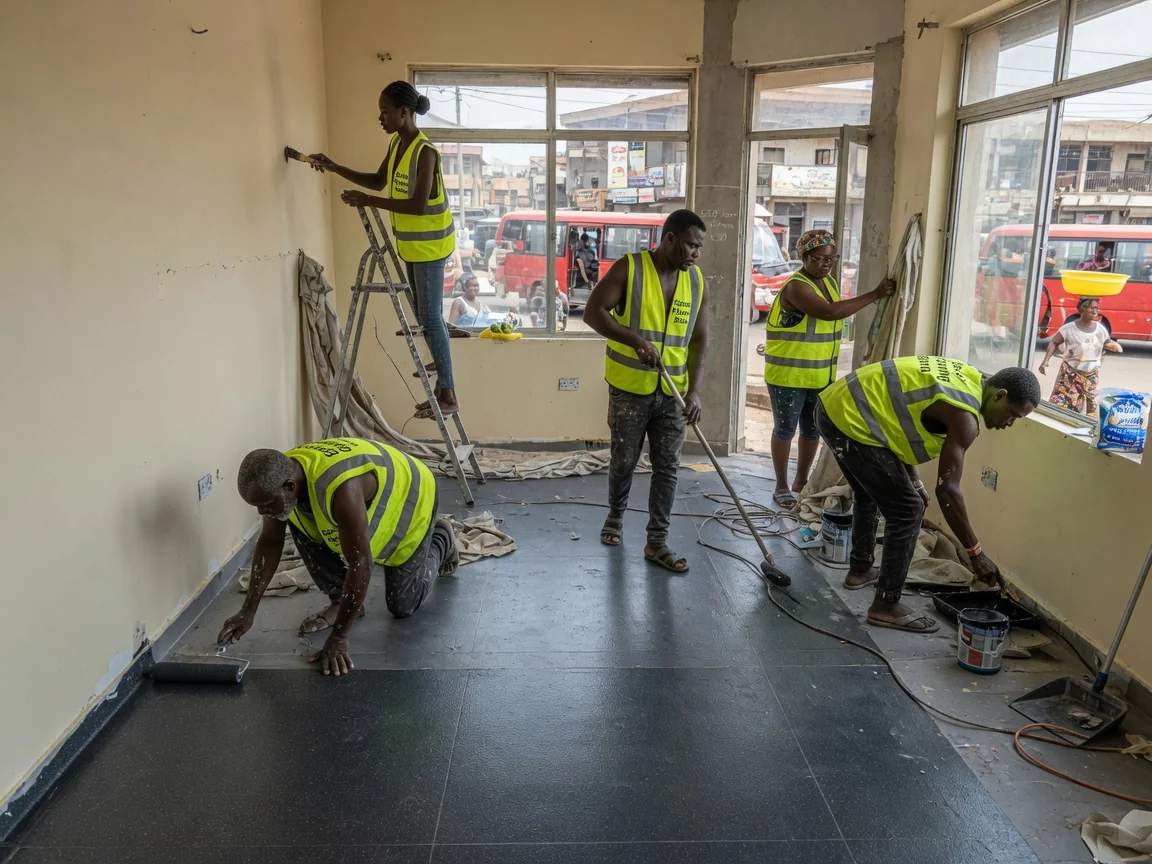 Static dissipative ESD flooring in Accra, Ghana — esd resistance to ground test meter cleanroom kumasi epoxyflooringghana, Accra Ghana