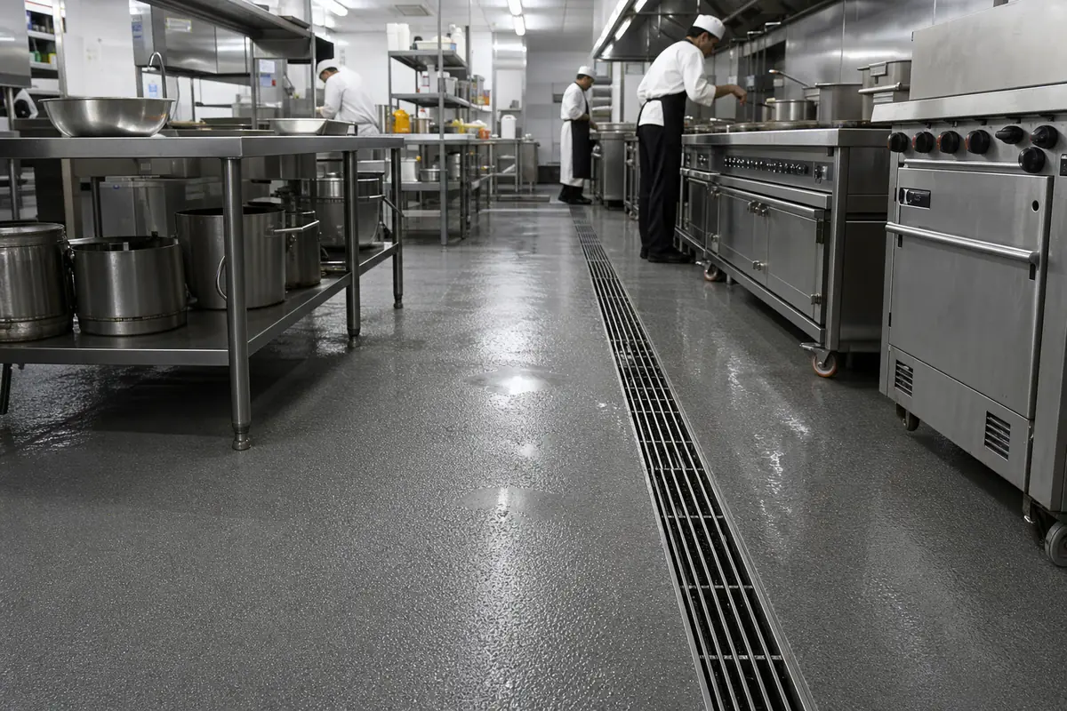 Sol époxy antidérapant dans le sud du Ghana — service anti slip epoxy epoxygh, Accra Ghana