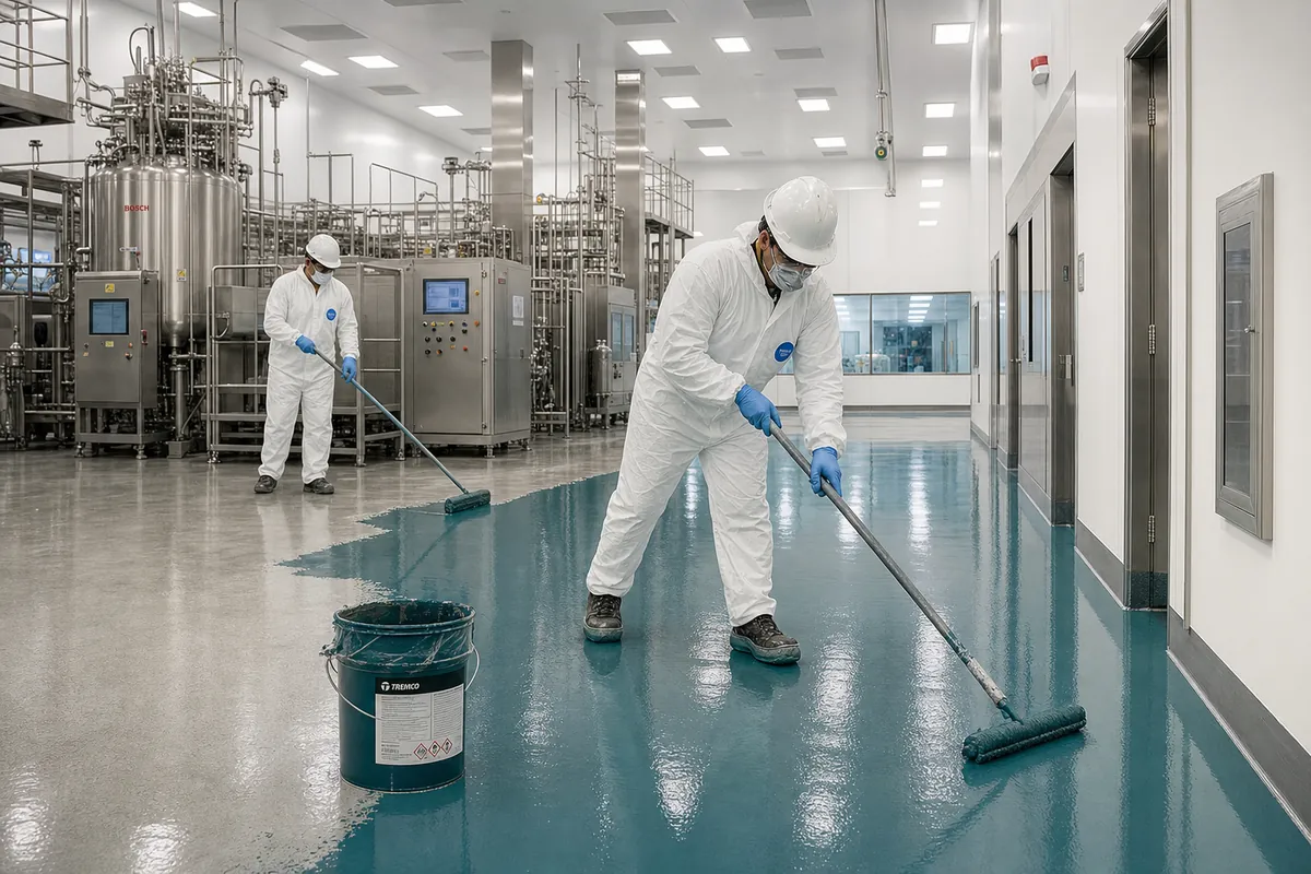 Industrial epoxy coating in Accra, Ghana — service industrial epoxy coatings epoxygh, Accra Ghana