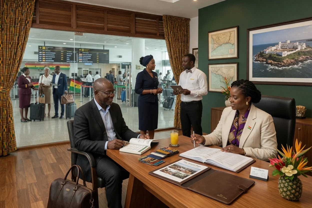 Curation de voyages loisirs sur mesure depuis le Ghana — exe travel plan luxury leisure journey curated experience discerning traveller branded dubai exetravelplan, Accra Ghana