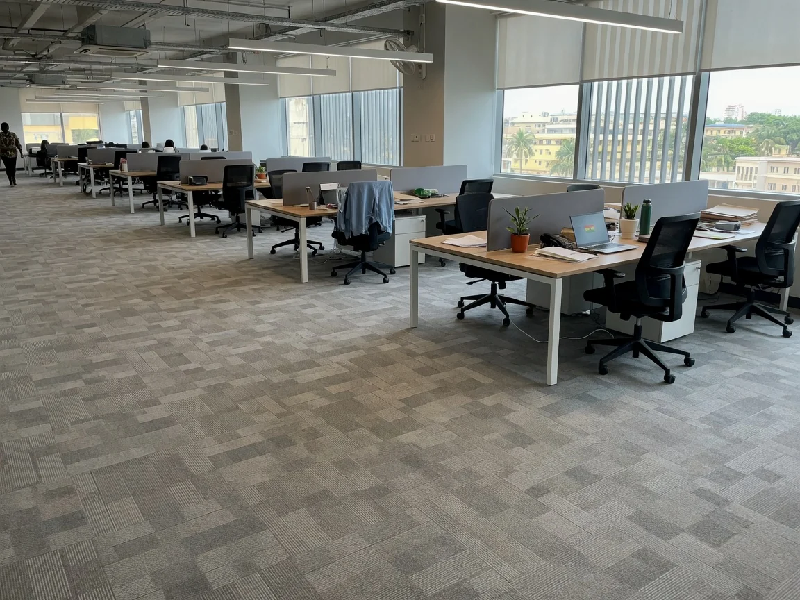 Pose de moquette commerciale à Accra, Ghana — service carpet installation office accra, Accra Ghana