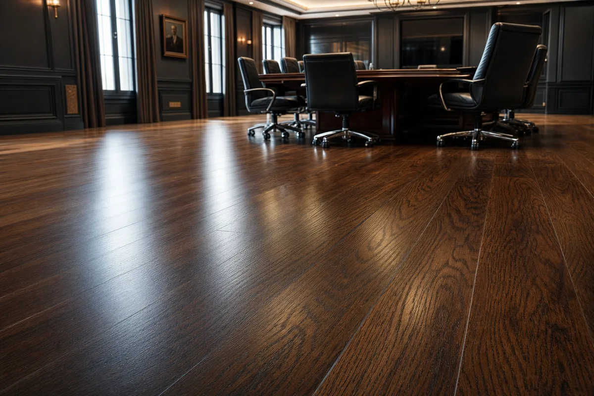 Premium hardwood floor installation in Accra, Ghana — service premium hardwood floors bank boardroom ridge accra, Accra Ghana