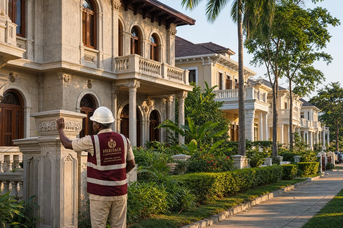 Heritage residential restoration and finish detail on a period home in Accra