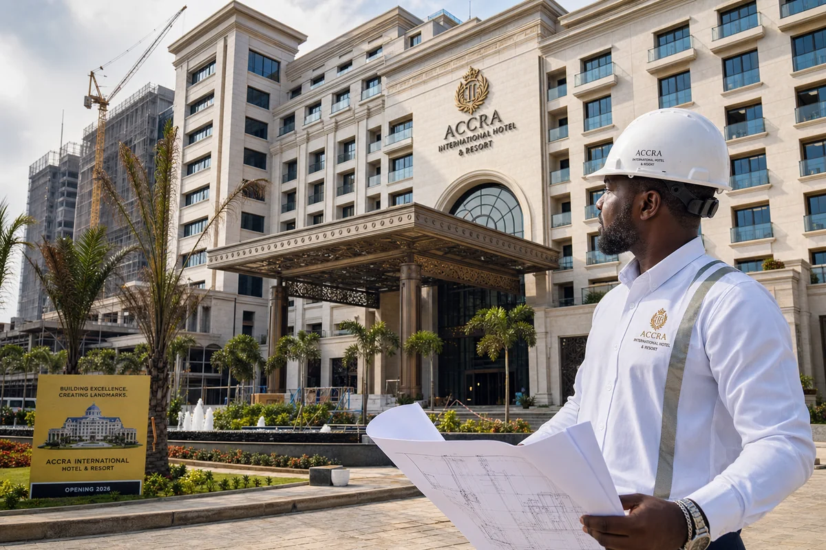 Ghana Expert Builders prestige hospitality finishing and fit-out in Accra