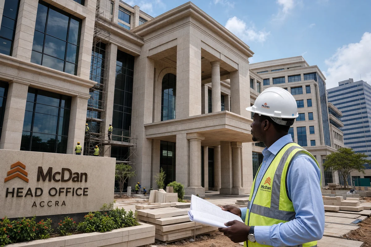 Ghana Expert Builders global-standard corporate construction and fit-out in Accra