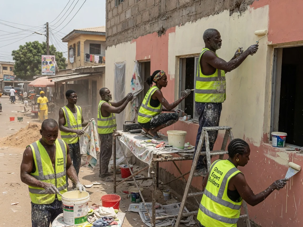 Decade-warranty build quality in Accra — decade warranty build quality craftsmanship staged inspection multi property accra ghanaexpertbuilders, Accra Ghana