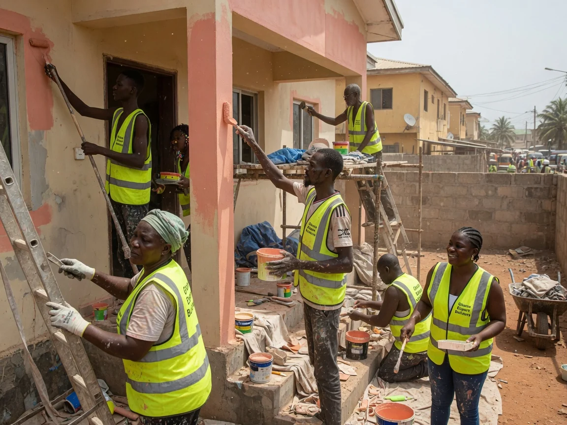 Ambassadorial residence construction and finishing in Accra — diplomatic residence bespoke joinery stonework finish quality inspection ghanaexpertbuilders, Accra Ghana