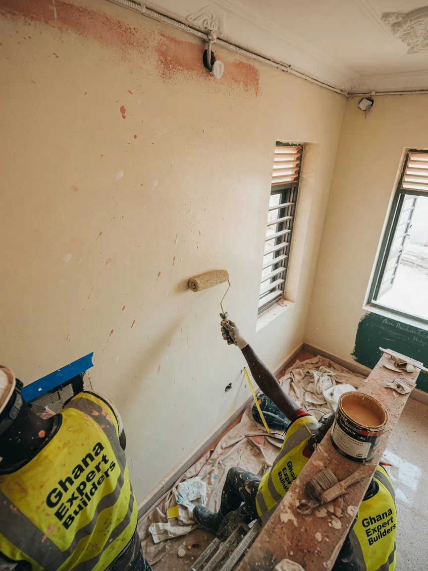 Presidential suite and state-grade residential construction in Accra — state grade residence services lighting acoustic detail cantonments accra ghanaexpertbuilders, Accra Ghana