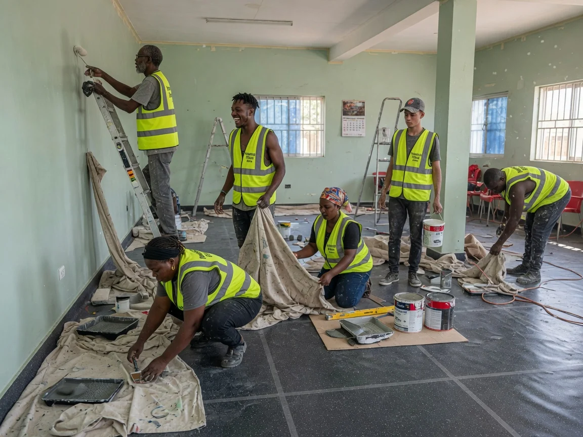 Anti-static ESD flooring in Tema, Ghana — esd conductive floor electronics cleanroom industrialfloorsghana, Accra Ghana